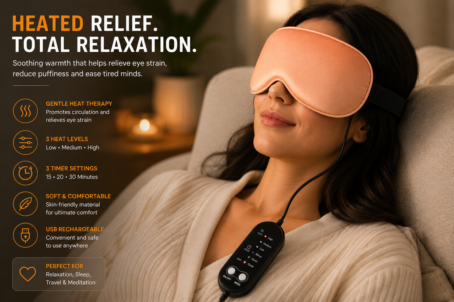 Lumo Relief™️ Heated Migraine Mask