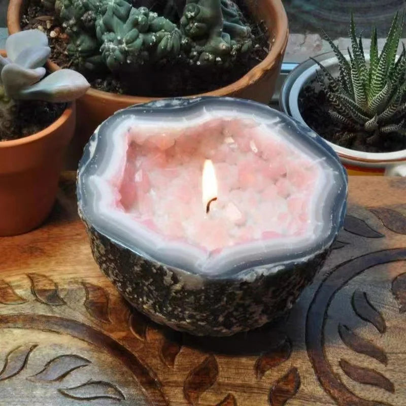 AuraGlow™ Crystal Healing Candle