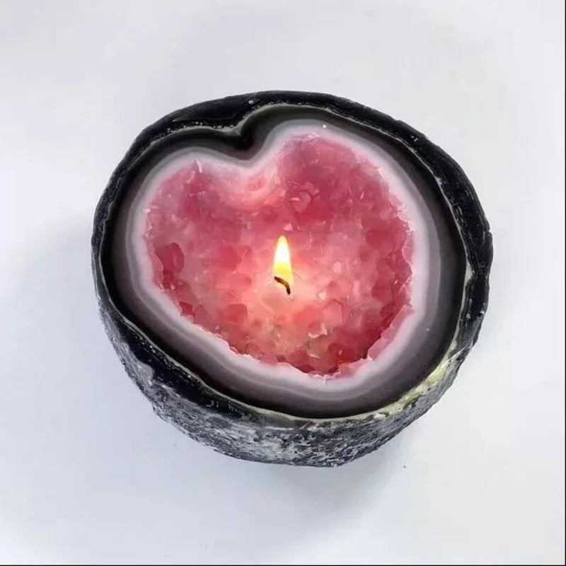 AuraGlow™ Crystal Healing Candle