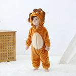 BABYROAR™️ Cute Lion Baby Fleece Romper