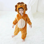 BABYROAR™️ Cute Lion Baby Fleece Romper