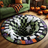 3D Haunted Vortex Rug