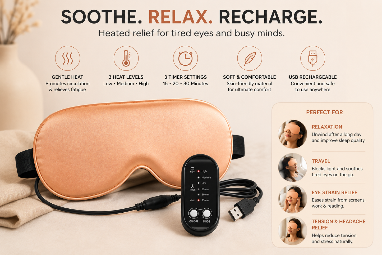 Lumo Relief™️ Heated Migraine Mask