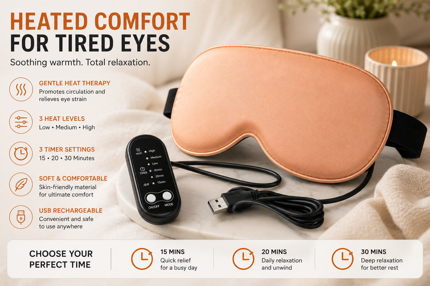 Lumo Relief™️ Heated Migraine Mask
