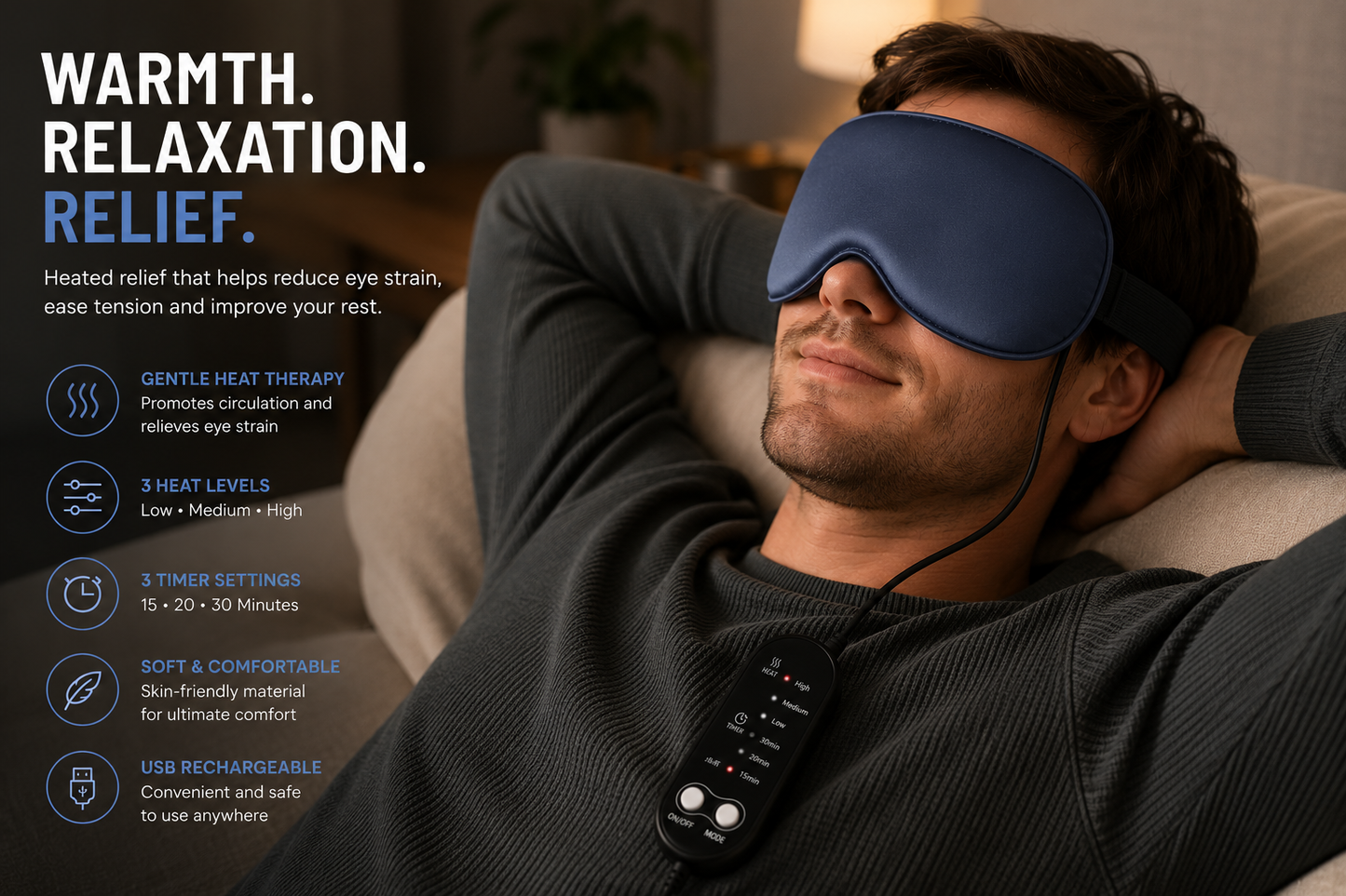 Lumo Relief™️ Heated Migraine Mask
