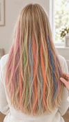 ColorSwipe™ Hair Stripe Set 💜💙 — Fun Shades, Temporary Style (8-Pack)