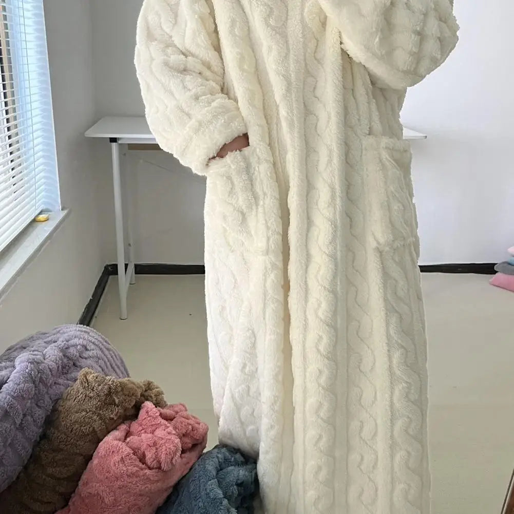 SootheStep™️ Gemütliches Flanell-Nachthemd