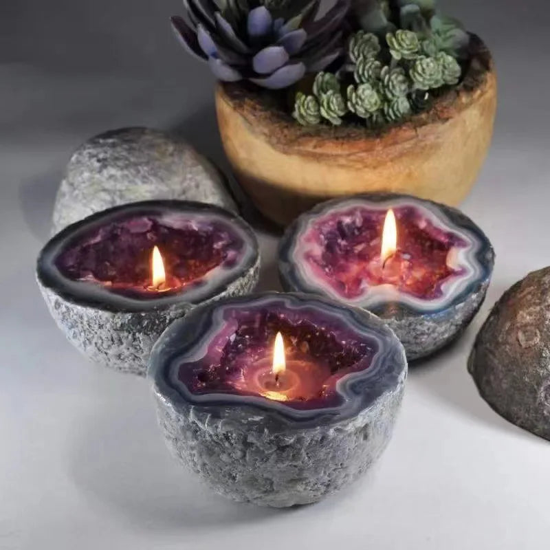AuraGlow™ Crystal Healing Candle
