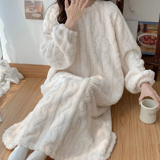 SootheStep™️ Cozy Flannel Nightgown