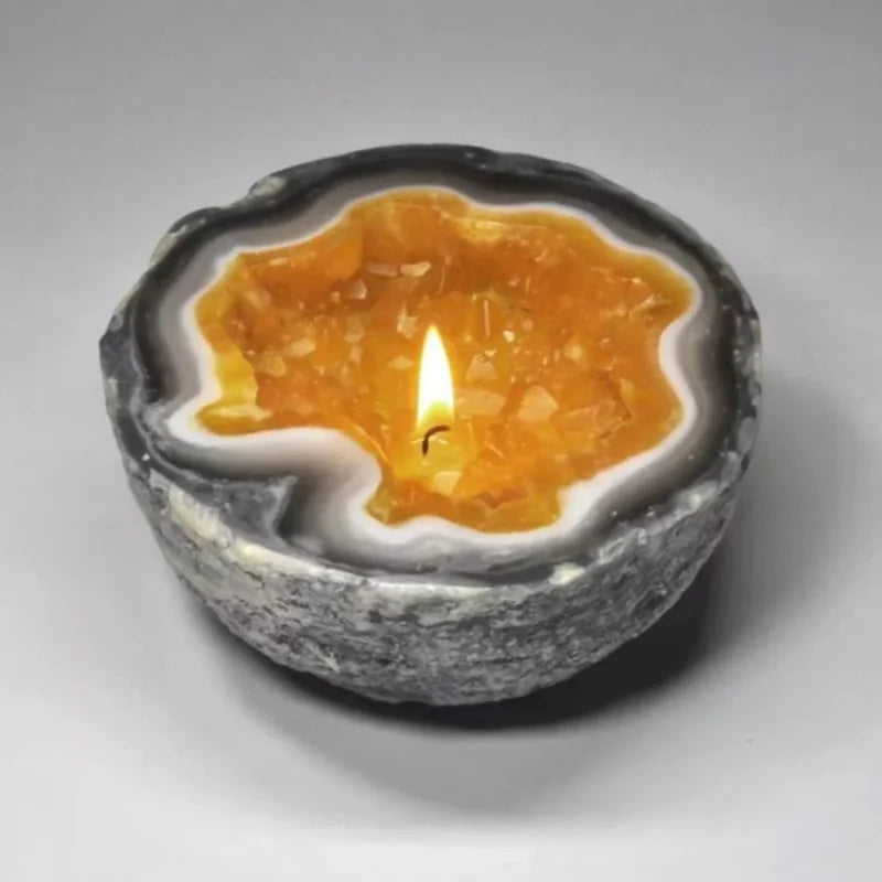 AuraGlow™ Crystal Healing Candle
