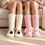 White and pink CosyPaws designs worn together