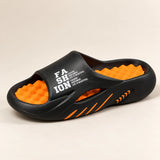 SoleReset slide showing the open side and orange detailing
